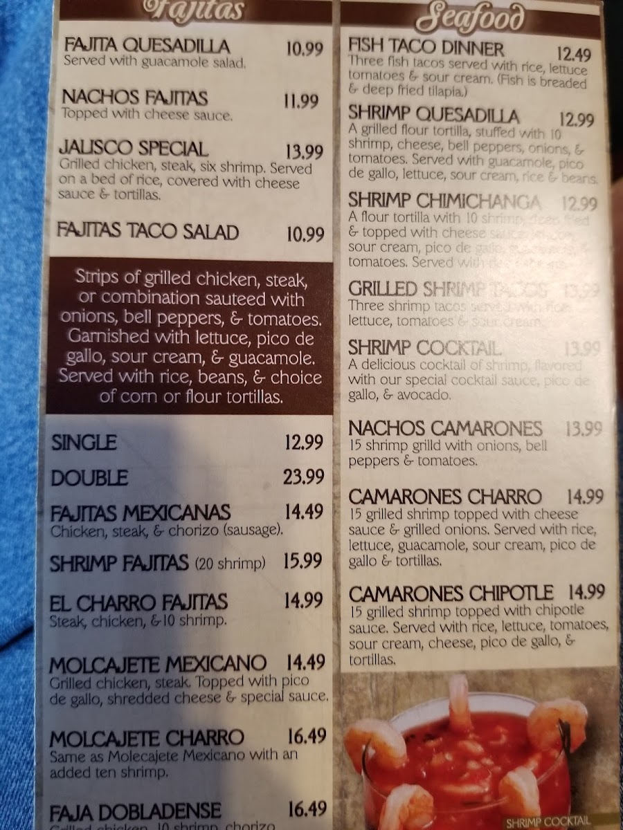 Menu El Charro Mexican Restaurant-9